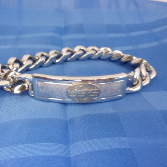 Speidel Men's Size USIS ID Bracelet - Picture 2 of 8